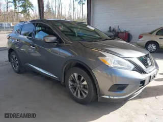 2017 Nissan Murano SL with VIN 5N1AZ2MH6HN201434, listed as a IAAI auction lot 41739603 with 135,873 mi miles. Bid and sale history available at carsss.com. Image 1.