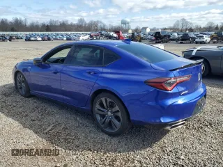 2021 Acura TLX w/A-Spec Package with VIN 19UUB6F56MA005965, listed as a Copart auction lot 51121865 with 42,428 mi miles and Salvage Title. Bid and sale history available at carsss.com. Image 2.