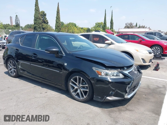 2016 Lexus CT 200h with VIN JTHKD5BH9G2253389, listed as a IAAI auction lot 42594365 with 72,577 mi miles and . Bid and sale history available at DreamBid. Image 1.