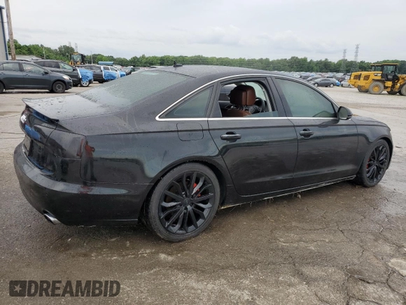2013 Audi A6 Premium Plus with VIN WAUDFAFC2DN011787, listed as a Copart auction lot 58826175 with Not provided miles and Salvage title. Bid and sale history available at DreamBid. Image 3.