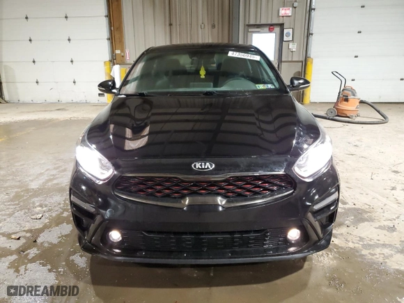 2020 Kia Forte GT-Line with VIN 3KPF34AD8LE242556, listed as a Copart auction lot 47356945 with 56,097 mi miles and Salvage Title. Bid and sale history available at carsss.com. Image 5.