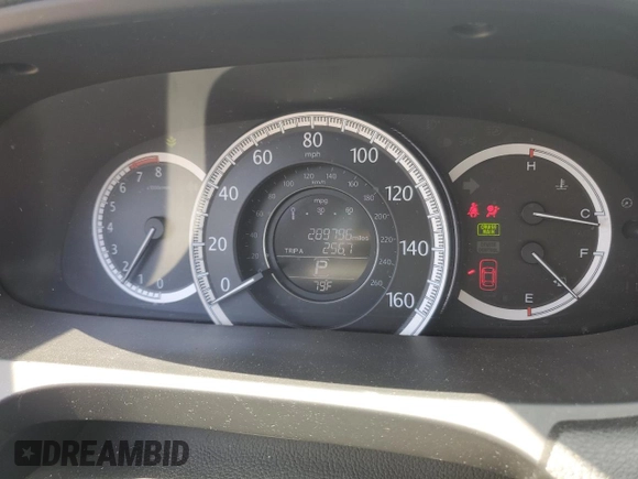 2015 Honda Accord LX with VIN 1HGCR2F38FA197357, listed as a Copart auction lot 54096215 with 289,796 mi miles and Salvage Title. Bid and sale history available at carsss.com. Image 9.