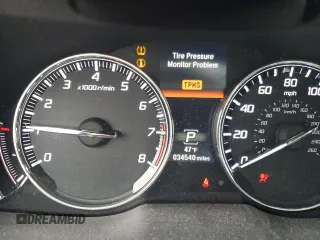 2015 Acura RLX Technology with VIN JH4KC1F52FC000239, listed as a Copart auction lot 53490885 with 34,540 mi miles and Salvage title. Bid and sale history available at DreamBid. Image 9.