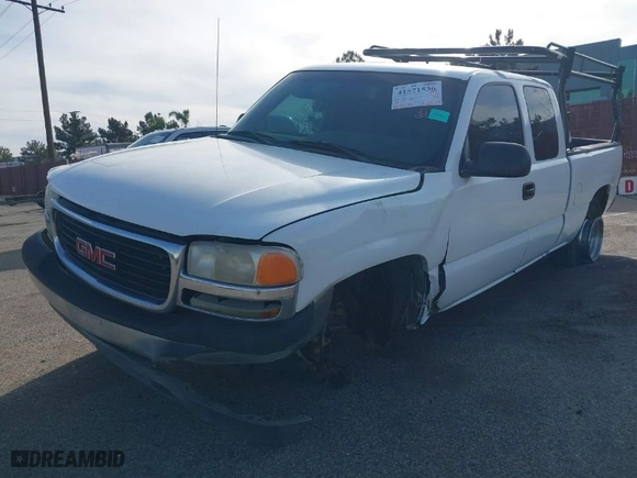 2002 GMC Sierra 1500 SLE with VIN 2GTEC19V221181711, listed as a IAAI auction lot 41571536 with 162,296 mi miles. Bid and sale history available at carsss.com. Image 6.