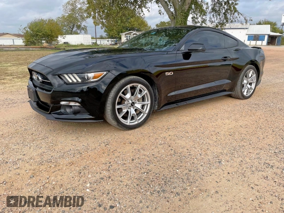 2015 Ford Mustang GT with VIN 1FA6P8CF0F5413364, listed as a Copart auction lot 57213505 with 76,831 mi miles and Clean Title. Bid and sale history available at DreamBid. Image 2.