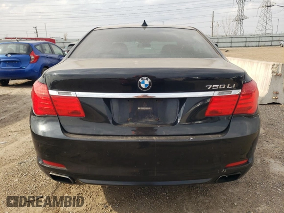 2010 BMW 7 Series 750Li xDrive with VIN WBAKC8C50ACY68311, listed as a Copart auction lot 78288754 with 121,907 mi miles and Clean Title. Bid and sale history available at DreamBid. Image 6.