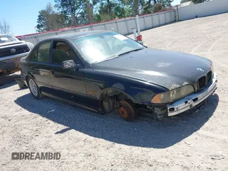 2001 BMW 5 Series 530iA with VIN WBADT63421CF00607, listed as a IAAI auction lot 41780749 with 182,746 mi miles. Bid and sale history available at carsss.com. Image 1.