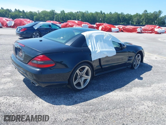 2011 Mercedes-Benz SL 550 with VIN WDBSK7BA0BF161710, listed as a IAAI auction lot 41687889 with 60,719 mi miles and . Bid and sale history available at DreamBid. Image 4.