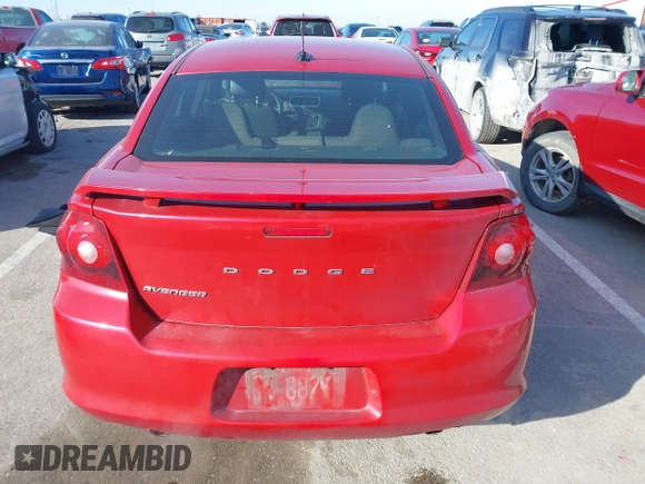 2012 Dodge Avenger SE with VIN 1C3CDZAG2CN255147, listed as a IAAI auction lot 41417897 with 196,514 mi miles and . Bid and sale history available at DreamBid. Image 16.