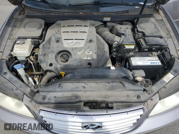 2006 Hyundai Azera SE with VIN KMHFC46F76A038943, listed as a Copart auction lot 63933985 with 55,357 mi miles and Clean title. Bid and sale history available at DreamBid. Image 11.