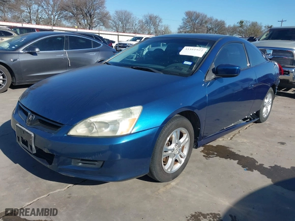2007 Honda Accord Cpe EX-L with VIN 1HGCM72647A005798, listed as a IAAI auction lot 41161922 with 193,825 mi miles. Bid and sale history available at carsss.com. Image 22.