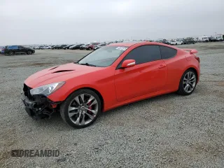2013 Hyundai Genesis Coupe Grand Touring z VIN KMHHU6KJ5DU105868, wystawiony jako Copart lot #60572075 z przebiegiem 156 933 mil mil oraz Szkoda całkowita • Salvage title. Historia ofert i sprzedaży dostępna na DreamBid. Obrazek 1.