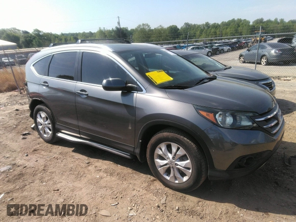 2012 Honda CR-V EX-L with VIN JHLRM4H70CC021165, listed as a IAAI auction lot 42023012 with 147,603 mi miles and . Bid and sale history available at DreamBid. Image 1.