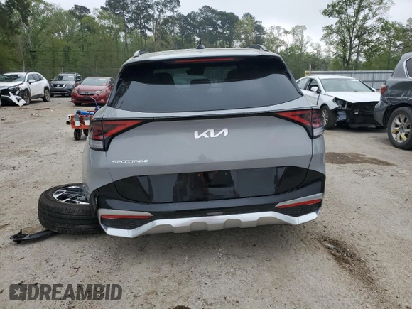 2025 Kia Sportage SX-Prestige z VIN 5XYK53DFXSG235643, wystawiony jako Copart lot #50402875 z przebiegiem 11 912 mil mil oraz Szkoda całkowita • Salvage title. Historia ofert i sprzedaży dostępna na DreamBid. Obrazek 6.