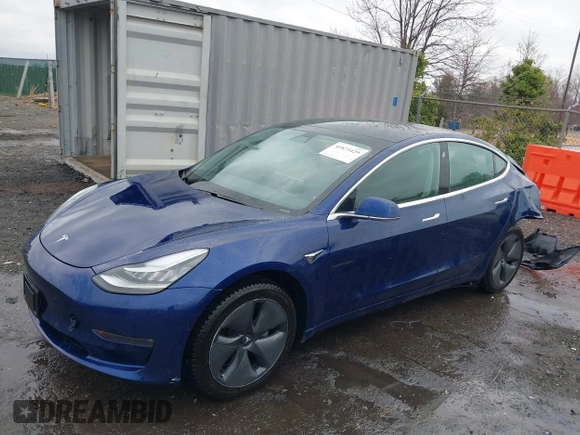 2018 Tesla Model 3 Long Range Battery with VIN 5YJ3E1EA9JF022782, listed as a IAAI auction lot 41875429 with 79,209 mi miles. Bid and sale history available at carsss.com. Image 18.