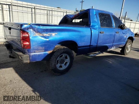 2008 Dodge 1500 SLT with VIN 3D7KS19D78G164888, listed as a Copart auction lot 50689395 with 176,282 mi miles and Salvage Title. Bid and sale history available at DreamBid. Image 3.