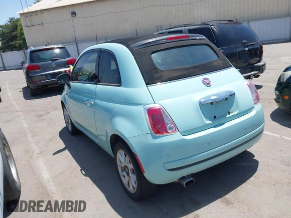2017 FIAT 500 Pop with VIN 3C3CFFLR3HT506062, listed as a IAAI auction lot 42444159 with 118,393 mi miles and . Bid and sale history available at DreamBid. Image 3.