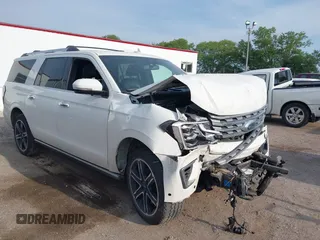 2021 Ford Expedition Max Limited with VIN 1FMJK2ATXMEA32459, listed as a IAAI auction lot 42493449 with 97,084 mi miles and . Bid and sale history available at DreamBid. Image 1.