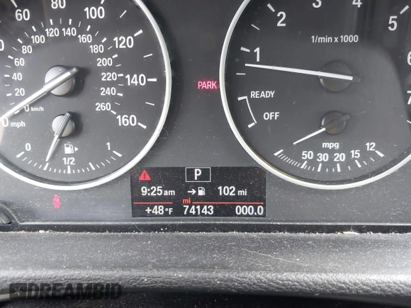 2017 BMW X1 sDrive28i with VIN WBXHU7C3XHP924635, listed as a IAAI auction lot 41744824 with 74,143 mi miles. Bid and sale history available at carsss.com. Image 15.