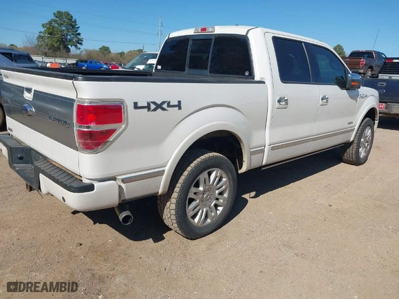 2014 Ford F-150 XL with VIN 1FTFW1ET5EFA12196, listed as a IAAI auction lot 41850445 with 206,814 mi miles. Bid and sale history available at carsss.com. Image 4.