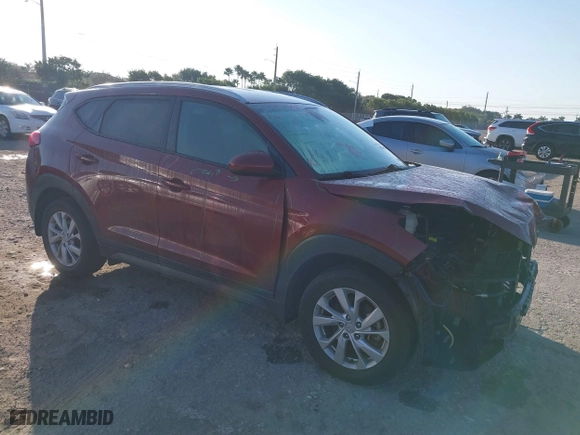 2019 Hyundai Tucson Value with VIN KM8J33A47KU965296, listed as a IAAI auction lot 41506957 with 67,410 mi miles. Bid and sale history available at carsss.com. Image 1.