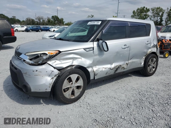 2016 Kia Soul with VIN KNDJN2A29G7840023, listed as a Copart auction lot 53456735 with 356,141 mi miles and Non Repairable. Bid and sale history available at carsss.com. Image 1.