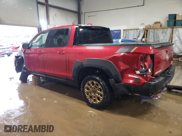 2021 Honda Ridgeline Sport with VIN 5FPYK3F16MB011226, listed as a Copart auction lot 48202025 with 34,030 mi miles and Salvage title. Bid and sale history available at DreamBid. Image 2.