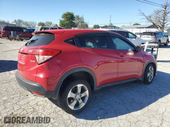 2017 Honda HR-V LX with VIN 3CZRU6H3XHM714279, listed as a Copart auction lot 75073684 with 0 mi miles and Salvage Title. Bid and sale history available at carsss.com. Image 3.