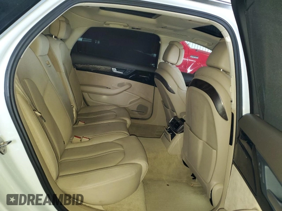 2017 Audi A8 with VIN WAU44AFD2HN009512, listed as a Copart auction lot 84442474 with 44,174 mi miles and Salvage title. Bid and sale history available at DreamBid. Image 10.