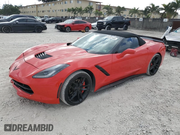 2019 Chevrolet Corvette 1LT with VIN 1G1YB3D70K5120384, listed as a Copart auction lot 45151405 with 27,450 mi miles and Salvage Title. Bid and sale history available at carsss.com. Image 1.