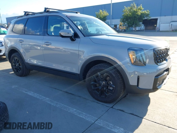 2024 Kia Telluride SX Prestige X-Pro with VIN 5XYP5DGCXRG428642, listed as a IAAI auction lot 41518556 with 12,244 mi miles and . Bid and sale history available at DreamBid. Image 1.
