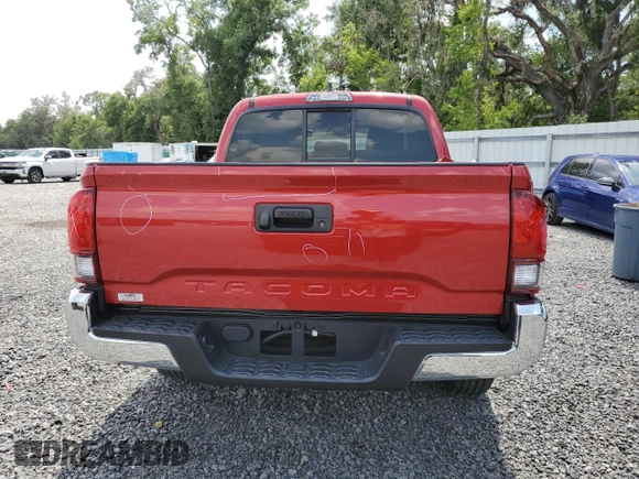 2022 Toyota Tacoma SR with VIN 3TYAX5GN5NT050626, listed as a Copart auction lot 60263535 with 40,950 mi miles and Salvage title. Bid and sale history available at DreamBid. Image 6.