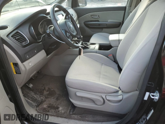 2017 Kia Sedona L with VIN KNDMA5C12H6291724, listed as a Copart auction lot 43546065 with 68,271 mi miles and Salvage Title. Bid and sale history available at carsss.com. Image 7.
