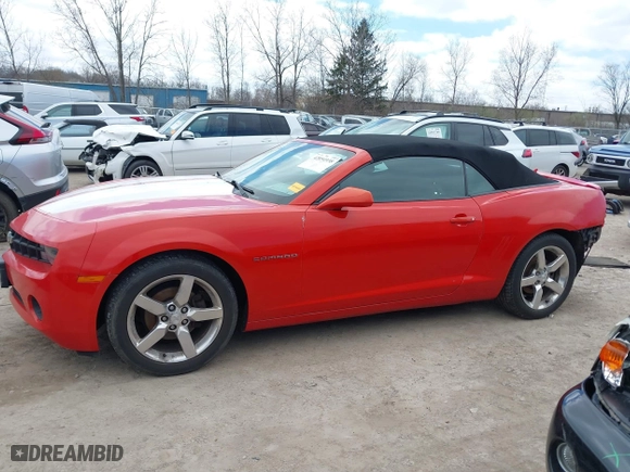 2012 Chevrolet Camaro 1LT with VIN 2G1FB3D3XC9199782, listed as a IAAI auction lot 42054938 with 186,043 mi miles. Bid and sale history available at carsss.com. Image 15.