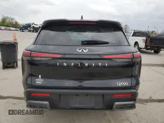 2023 Infiniti QX60 Sensory с VIN 5N1DL1GS6PC346385, выставлен на аукционе Copart как лот 51309985 с пробегом 23 056 миль миль и Списание • Salvage title. История ставок и продаж доступна на DreamBid. Изображение 6.