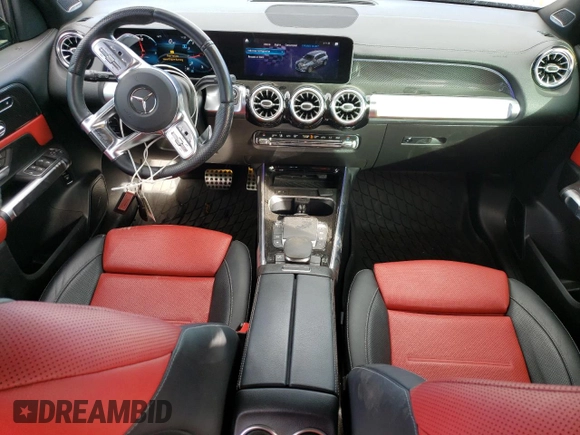 2021 Mercedes-Benz GLB with VIN W1N4M5BB0MW120037, listed as a Copart auction lot 84024314 with 30,392 mi miles and Salvage Title. Bid and sale history available at carsss.com. Image 8.