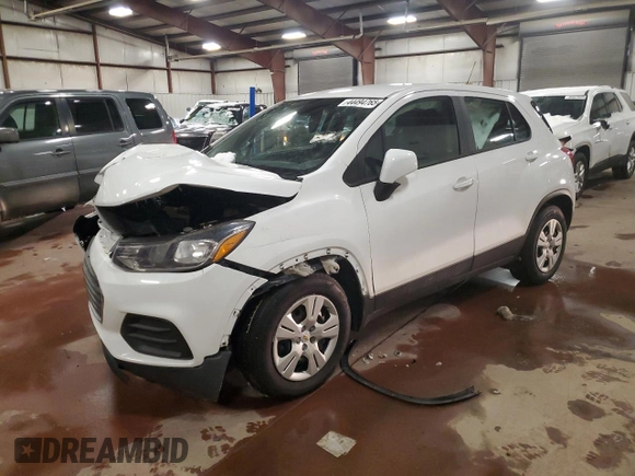 2017 Chevrolet Trax LS with VIN 3GNCJKSB8HL268661, listed as a Copart auction lot 44494765 with 88,376 mi miles and Clean Title. Bid and sale history available at carsss.com. Image 1.