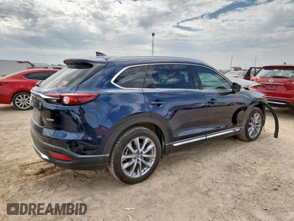 2023 Mazda CX-9 Carbon Edition with VIN JM3TCBDY1P0633964, listed as a Copart auction lot 60750015 with 34,657 mi miles and Salvage title. Bid and sale history available at DreamBid. Image 3.