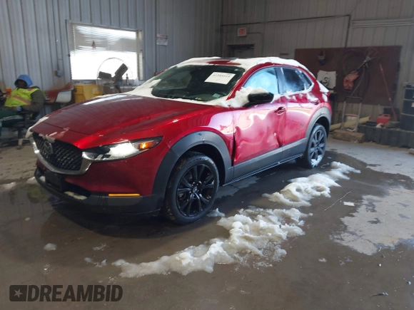 2022 Mazda CX-30 2.5 Turbo with VIN 3MVDMBAY5NM427943, listed as a IAAI auction lot 41585519 with 32,807 mi miles and . Bid and sale history available at DreamBid. Image 17.