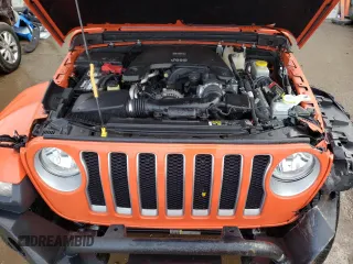 2018 Jeep Wrangler Unlimited Sahara z VIN 1C4HJXEG3JW248594, wystawiony jako Copart lot #46171035 z przebiegiem 78 979 mil mil oraz Szkoda całkowita • Salvage title. Historia ofert i sprzedaży dostępna na DreamBid. Obrazek 11.