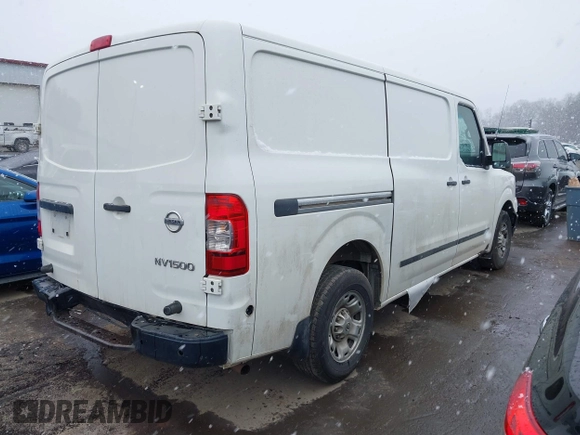 2018 Nissan NV Cargo S z VIN 1N6BF0KM1JN819141, wystawiony jako IAAI lot #41536219 z przebiegiem 176 575 mil mil oraz . Historia ofert i sprzedaży dostępna na DreamBid. Obrazek 4.