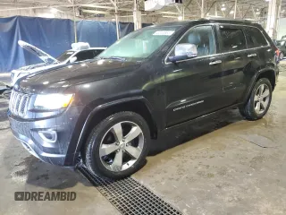 2015 Jeep Grand Cherokee Overland with VIN 1C4RJFCG8FC732562, listed as a Copart auction lot 46518865 with 70,875 mi miles and Clean title. Bid and sale history available at DreamBid. Image 1.