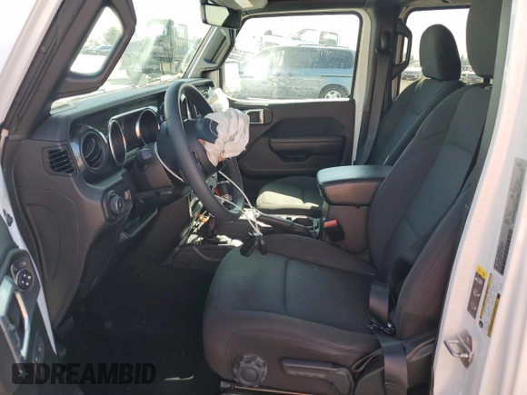 2023 Jeep Wrangler Sport Altitude with VIN 1C4HJXDG3PW623930, listed as a Copart auction lot 46733035 with 26,032 mi miles and Salvage Title. Bid and sale history available at DreamBid. Image 7.