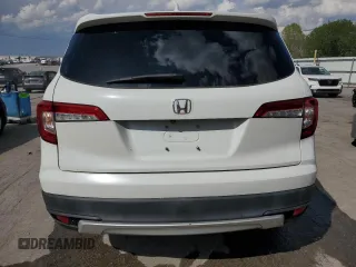 2021 Honda Pilot EX-L with VIN 5FNYF5H54MB002775, listed as a Copart auction lot 52244475 with 44,210 mi miles and Salvage Title. Bid and sale history available at carsss.com. Image 6.