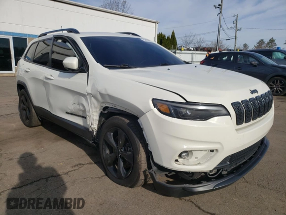 2019 Jeep Cherokee Latitude Plus with VIN 1C4PJMLB7KD362967, listed as a Copart auction lot 52439845 with 59,751 mi miles and Salvage title. Bid and sale history available at DreamBid. Image 4.