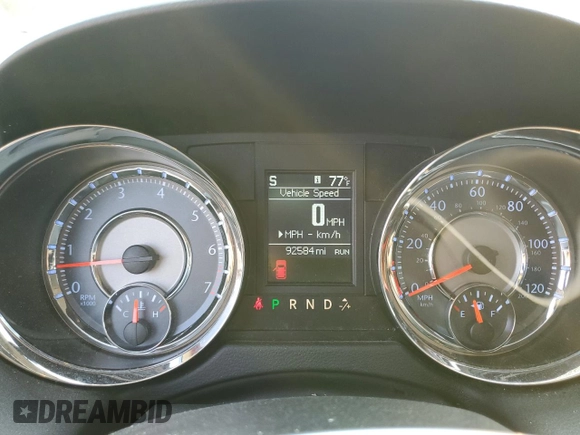 2015 Chrysler Town & Country Touring with VIN 2C4RC1BG0FR610896, listed as a Copart auction lot 50349825 with 92,584 mi miles and Salvage Title. Bid and sale history available at carsss.com. Image 9.