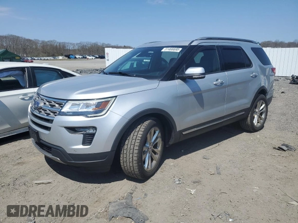 2018 Ford Explorer XLT with VIN 1FM5K8D89JGB01802, listed as a Copart auction lot 51466695 with 153,831 mi miles and Salvage Title. Bid and sale history available at DreamBid. Image 1.