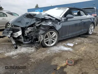 2019 Audi A5 Cabriolet Premium Plus z VIN WAUYNGF53KN006104, wystawiony jako Copart lot #44818865 z przebiegiem Nie podano mil oraz Czysty tytuł • Clean title. Historia ofert i sprzedaży dostępna na DreamBid. Obrazek 1.