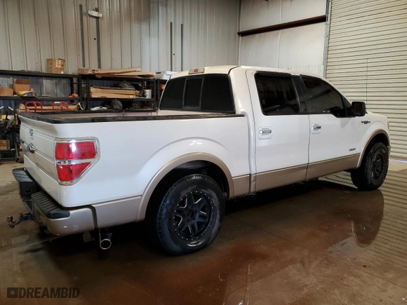 2013 Ford F-150 XL with VIN 1FTFW1CT7DKD51258, listed as a Copart auction lot 49178945 with 155,406 mi miles and Clean Title. Bid and sale history available at carsss.com. Image 3.