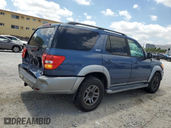 2003 Toyota Sequoia SR5 with VIN 5TDBT44A03S188921, listed as a Copart auction lot 52680205 with 236,946 mi miles and Salvage Title. Bid and sale history available at DreamBid. Image 3.